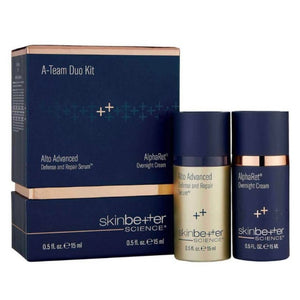 SkinBetter Science A-Team Duo Kit (Alto Advanced Defence & Repair serum 15ml & AlphaRet Overnight Cream 15ml)
